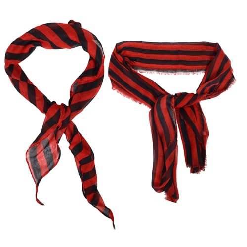 BESTYASH Piratenkostüm Für Damen Und Herren Mit Bandana Schärpe Gürtel Und Kopftuch Ideales Zubehörset Für Halloween Mottopartys Und Cosplay Events Piraten Accessoires von BESTYASH