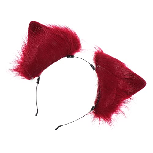 BESTYASH Plüsch Katzenohren Haarreif Damen Leichtes Party Haaraccessoire für Karneval Halloween Cosplay Stilvolle Tierohren Stirnband Dekoration BESTYASH Plüsch Katzenohren Haarreif Damen Leichtes Party Haaraccessoire für Karneval Halloween Cosplay Stilvolle Tierohren Stirnband Dekoration von BESTYASH