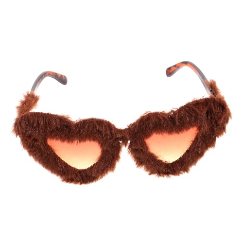 BESTYASH Plüsch Sonnenbrille Mit Herzform Lustige Cosplay-sonnenbrille Für Partys Und Festivals Stilvolles Accessoire Für Kreative Und Besondere Anlässe BESTYASH Plüsch Sonnenbrille Mit Herzform Lustige Cosplay-sonnenbrille Für Partys Und Festivals Stilvolles Accessoire Für Kreative Und Besondere Anlässe von BESTYASH