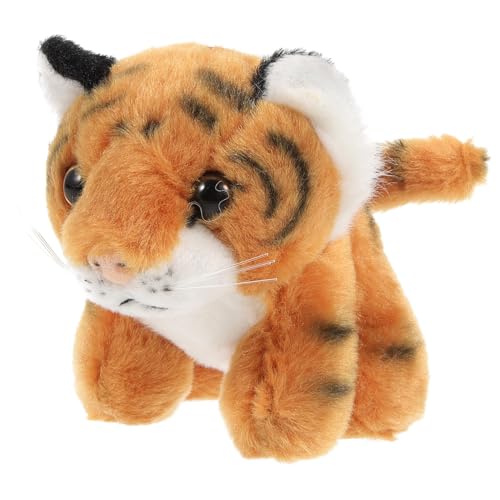 BESTYASH Plüsch Tiger Schlüsselanhänger Weicher Tiger Stofftier Anhänger Robustes Material als Rucksack Taschenanhänger und für Dekorativer Plüsch Anhänger von BESTYASH