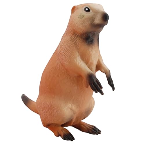 BESTYASH Realistische Groundhog Skulptur aus Kunststoff Detailliertes Wildtiermodell als Gartendekoration für Zuhause Büro und Kinderzimmer Kleines Tierfiguren BESTYASH Realistische Groundhog Skulptur aus Kunststoff Detailliertes Wildtiermodell als Gartendekoration für Zuhause Büro und Kinderzimmer Kleines Tierfiguren von BESTYASH