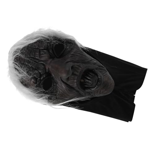 BESTYASH Realistische Halloween Hexenmaske Vollgesichtsmaske mit Gruseligem Lächeln Atmungsaktives Flexibles Material Langlebig und Passend für Party Karneval Cosplay und Kostümfest BESTYASH Realistische Halloween Hexenmaske Vollgesichtsmaske mit Gruseligem Lächeln Atmungsaktives Flexibles Material Langlebig und Passend für Party Karneval Cosplay und Kostümfest von BESTYASH