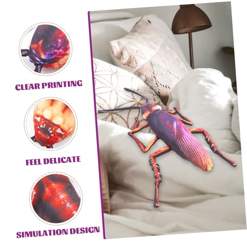 BESTYASH Realistisches Kakerlaken Kuschelkissen Detailgetreues Hautfreundliches Plüschtier als Scherzspielzeug Gruseliges Partydekorations und Lernspielzeug für Erwachsene BESTYASH Realistisches Kakerlaken Kuschelkissen Detailgetreues Hautfreundliches Plüschtier als Scherzspielzeug Gruseliges Partydekorations und Lernspielzeug für Erwachsene von BESTYASH