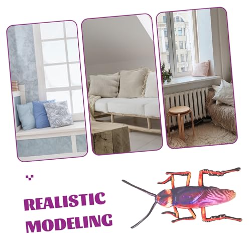 BESTYASH Realistisches Kakerlaken Plüschtier Simulation Kissen Prank Party Requisit Lustiges Streichspielzeug für Halloween Role Play Dekoration von BESTYASH