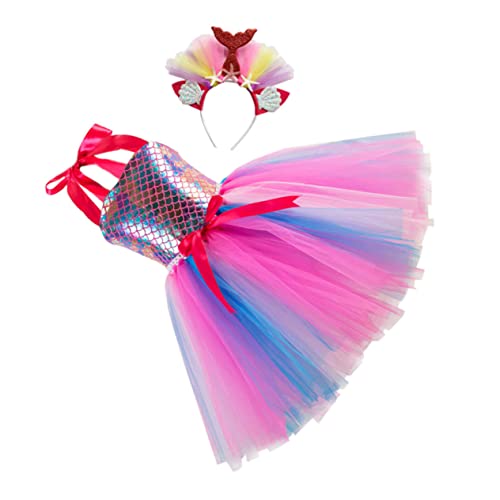 BESTYASH Rock Kostüm Mädchen Kleid Cosplay Outfit Mit Netzstoff Für Jahre Festliches Kinderkleid Für Partys Hochzeiten Und Besondere Anlässe BESTYASH Rock Kostüm Mädchen Kleid Cosplay Outfit Mit Netzstoff Für Jahre Festliches Kinderkleid Für Partys Hochzeiten Und Besondere Anlässe von BESTYASH