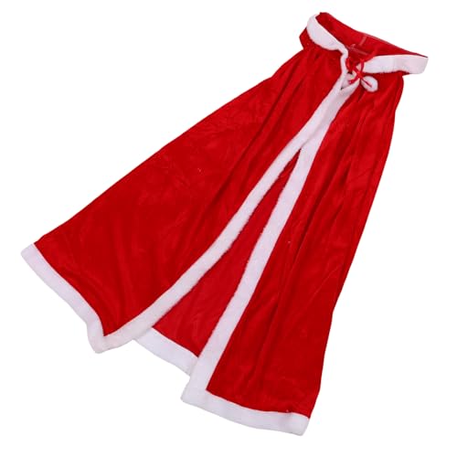 BESTYASH Roter Weihnachtsumhang Mit Kapuze Für Erwachsene Und Kuscheliger Veloursmantel Für Weihnachtsfeiern Kostüm Für Weihnachtsmann Performance Geeignet BESTYASH Roter Weihnachtsumhang Mit Kapuze Für Erwachsene Und Kuscheliger Veloursmantel Für Weihnachtsfeiern Kostüm Für Weihnachtsmann Performance Geeignet von BESTYASH