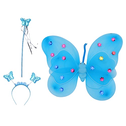 BESTYASH Schmetterlingsflügel schmetterling kostüm Schmetterlingsstirnband rosa Feenflügel hühner stirntuch Feenflügel Schmetterlinge Feenflügel verkleiden sich Stoff Blue BESTYASH Schmetterlingsflügel schmetterling kostüm Schmetterlingsstirnband rosa Feenflügel hühner stirntuch Feenflügel Schmetterlinge Feenflügel verkleiden sich Stoff Blue von BESTYASH