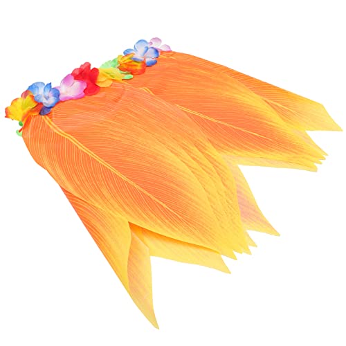 BESTYASH Hawaiian Party Rock Aus Kunstblättern Bunte Kostümdekoration Für Luau Strandfeiern Halloween Und Tropische Themenpartys von BESTYASH