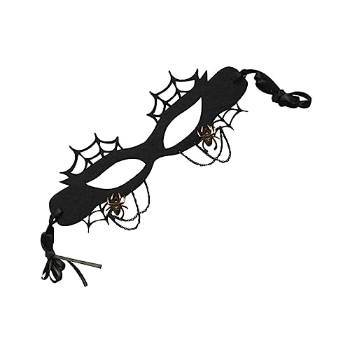BESTYASH Spinnennetz Maske Karnevalsmasken Beängstigende Masken Halloween-kopf Gruselige Halloween-masken Maskerade Aus Filz Vintage Antike Masken Party-verkleidungsmaske Filzstoff Black BESTYASH Spinnennetz Maske Karnevalsmasken Beängstigende Masken Halloween-kopf Gruselige Halloween-masken Maskerade Aus Filz Vintage Antike Masken Party-verkleidungsmaske Filzstoff Black von BESTYASH