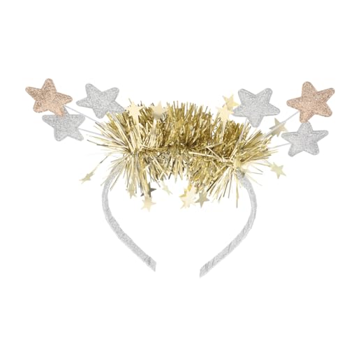 BESTYASH Stern haarreif Party haarschmuck Glitzerndes Stirnband für Frauen Komfortabel und Rutschfest für Hochzeit Karneval Silvester und Festivals von BESTYASH