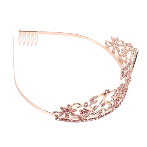 BESTYASH Strass Geburtstagskrone Die Krone Und Für Geburtstagskrone Für Strass Krone Haar Accessoire Geburtstagskönigin Stirnband Geburtstags von BESTYASH