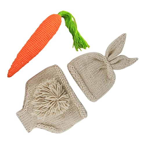 BESTYASH Süßes Baby-fotografie-kostüm-set – 3-teilig Häkelmütze Und -hose Atmungsaktiver Stoff Ideal Für Neugeborenenfotos BESTYASH Süßes Baby-fotografie-kostüm-set – 3-teilig Häkelmütze Und -hose Atmungsaktiver Stoff Ideal Für Neugeborenenfotos von BESTYASH