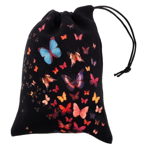 BESTYASH Tarot Karten Samtbeutel mit Kordelzug Weicher Stoffbeutel zur Aufbewahrung von Tarotkarten und Kleinen Accessoires Praktischer Tarot Kartenhalter Vielseitiger Beutel für von BESTYASH