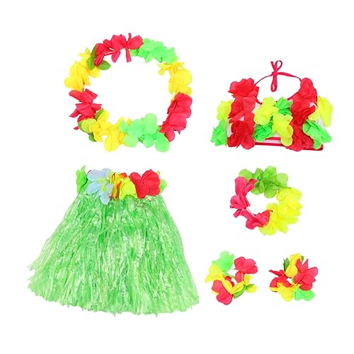 BESTYASH 1satz Hawaiianisches Kostüm Set Für Teiliges Verstellbares Outfit Mit Grasrock Blumenaccessoires Für Strandpartys Festivals Und Cheerleading-aufführungen BESTYASH 1satz Hawaiianisches Kostüm Set Für Teiliges Verstellbares Outfit Mit Grasrock Blumenaccessoires Für Strandpartys Festivals Und Cheerleading-aufführungen von BESTYASH