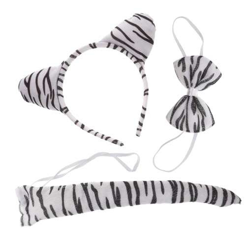BESTYASH Tierohren Haarreif und Fliege für Mädchen Leichtes Langlebiges Tigerkostüm Zubehör für Fasching Karneval Mottoparty Halloween und Bühnenauftritte Komfortabel zu Tragen BESTYASH Tierohren Haarreif und Fliege für Mädchen Leichtes Langlebiges Tigerkostüm Zubehör für Fasching Karneval Mottoparty Halloween und Bühnenauftritte Komfortabel zu Tragen von BESTYASH