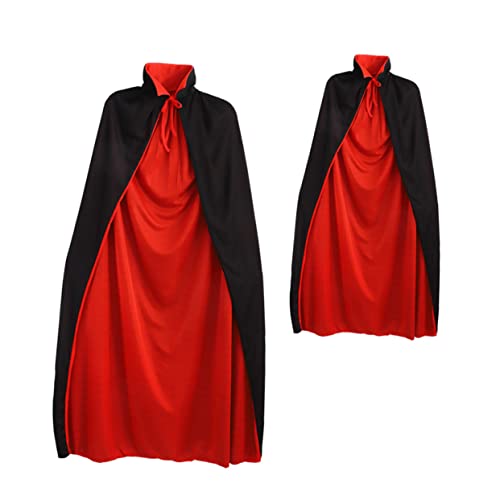 BESTYASH Halloween-umhang Umhang Vampir Tragbarer Vampir Umhang Halloween Kostü Requisiten Doppelseitiger Schwarzer Und Roter Umhang Für Erwachsene Und Ideal Für Kostümpartys Und Cosplay von BESTYASH