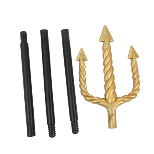 BESTYASH Trident Cosplay Requisit mit Abnehmbaren Stangen Multifunktional für Halloween Teufelsparty und Kostümveranstaltungen Sicher mit Abgerundeten Spitzen Elegantes Design für von BESTYASH