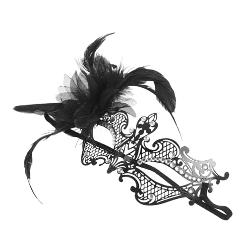 BESTYASH Venezianische Halbmaske aus Metall mit Funkelnden Strasssteinen Halbes Gesicht Komfortabel Elegant und Langlebig für Karneval Maskenball Fasching und Halloween Party Damen und BESTYASH Venezianische Halbmaske aus Metall mit Funkelnden Strasssteinen Halbes Gesicht Komfortabel Elegant und Langlebig für Karneval Maskenball Fasching und Halloween Party Damen und von BESTYASH