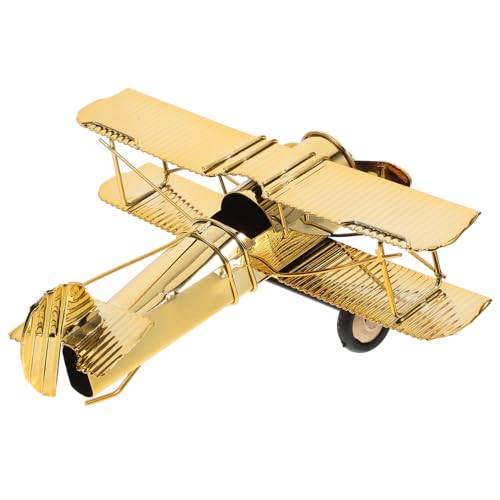 BESTYASH Vintage Flugzeug Modell aus Dekoratives Metall Flugzeug Ornament Authentisches Retro Design Langlebiges Vintage Plane Decor für Erwachsene Stilvolle Tischdekoration BESTYASH Vintage Flugzeug Modell aus Dekoratives Metall Flugzeug Ornament Authentisches Retro Design Langlebiges Vintage Plane Decor für Erwachsene Stilvolle Tischdekoration von BESTYASH