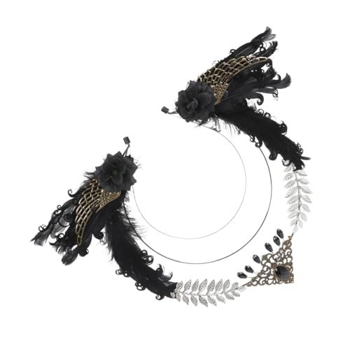 BESTYASH Vintage Stirnband mit Strasssteinen 1 Stück Haaraccessoire für Damen Party Kopfschmuck für Halloween und Festliche Anlässe BESTYASH Vintage Stirnband mit Strasssteinen 1 Stück Haaraccessoire für Damen Party Kopfschmuck für Halloween und Festliche Anlässe von BESTYASH