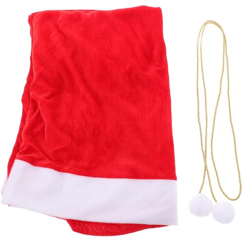 BESTYASH Großer Weihnachtsmann Geschenkesack Aus Dickem Samt Kordelzug Tasche Für Süßigkeiten Spielzeug Und Für Weihnachten Und Festliche Anlässe von BESTYASH