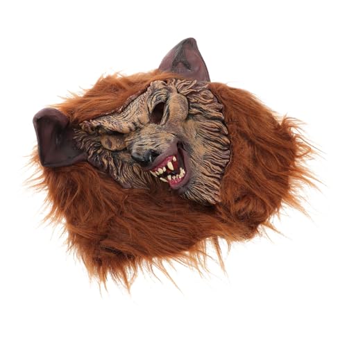 BESTYASH Realistische Werwolf Maske Für Halloween Vollmaske Für Cosplay Maskenbälle Bequeme Passform Aus Flexiblem Vinyl Detailreiche Gestaltung Für Authentischen Look von BESTYASH