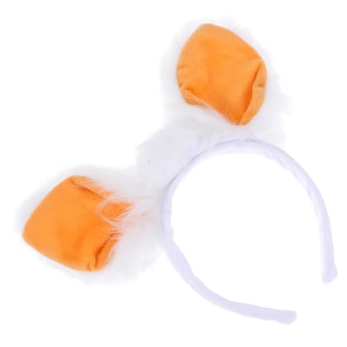 BESTYASH Yangtuo Haarband halloween haarschmuck Halloween-Kopfschmuck Lammhaarband für Damen Lammohr -Kopfbedeckung Flauschiges Cartoon-Stirnband Plüsch-Schaf-Stirnband Süßes Haarband Stoff von BESTYASH