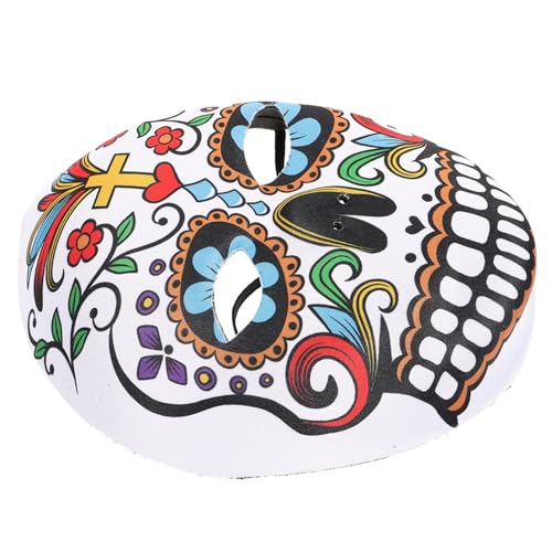 BESTYASH Skeleton Bone Flower Leaf Pattern Für Mexikanischen Tag Für Halloween Und Maskenbälle Einzigartiges Kostümzubehör Für Unvergessliche Partys von BESTYASH