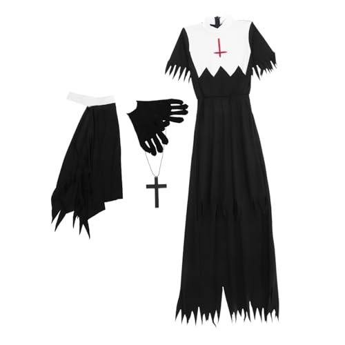 BESTYASH Zombieschwestern Kostüm Für Halloween Cosplay Outfit Für Partys Ideales Halloween Zubehör Für Schaurige Auftritte Und Bühnenperformances BESTYASH Zombieschwestern Kostüm Für Halloween Cosplay Outfit Für Partys Ideales Halloween Zubehör Für Schaurige Auftritte Und Bühnenperformances von BESTYASH