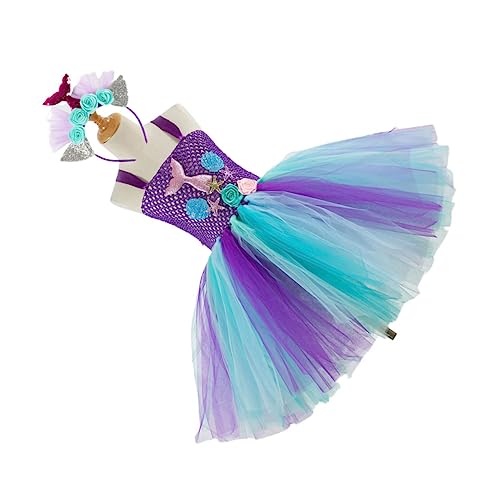 BESTYASH ädchen Tutu Rock Im Meerjungfrau Stil Kleid Für Partys Und Geburtstage Mit Haaraccessoire Größe 10 12Y Passend Für 140CM SX HD93434 BESTYASH ädchen Tutu Rock Im Meerjungfrau Stil Kleid Für Partys Und Geburtstage Mit Haaraccessoire Größe 10 12Y Passend Für 140CM SX HD93434 von BESTYASH