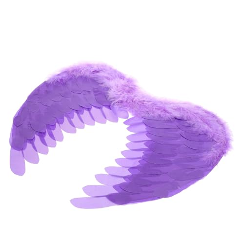 BESTYASH künstliche Federflügel Feenflügel für Erwachsene Engel-Halloween-Kostüm Kostüm Flügel kinderkostüme igelkostümkinder attraction Cosplay -Requisiten Engelsflügel Dekoration Violet BESTYASH künstliche Federflügel Feenflügel für Erwachsene Engel-Halloween-Kostüm Kostüm Flügel kinderkostüme igelkostümkinder attraction Cosplay -Requisiten Engelsflügel Dekoration Violet von BESTYASH