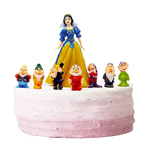 BESTZY Schneewittchen und Sieben Zwerge Cake Topper Prinzessin Mini Figuren Set Nette Zeichentrickfigur Modell Figur Kuchen Dekoration Figuren Kinder Geburtstag Geschenke 8 Stück BESTZY Schneewittchen und Sieben Zwerge Cake Topper Prinzessin Mini Figuren Set Nette Zeichentrickfigur Modell Figur Kuchen Dekoration Figuren Kinder Geburtstag Geschenke 8 Stück von BESTZY