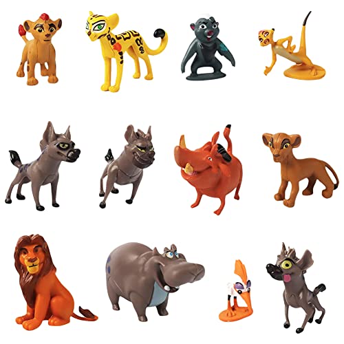Mini Figuren Set, 12 Stück The Lion King Cake Topper, Kuchen Dekoration für Geburtstag und Kinder Party Mini Figuren Set, 12 Stück The Lion King Cake Topper, Kuchen Dekoration für Geburtstag und Kinder Party von BESTZY