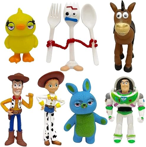 Toy Story Mini Figuren Set, 9PCS Toy Story Cake Topper Figuren Kuchen Dekoration, Geburtstags Party Figuren Set Kuchen Dekoration Geburtstag Geburtstags Party Figuren Set für Kinder Party Dekoration von BESTZY