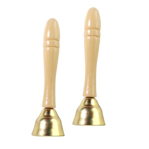 1 Paar auf die Messingglocke kinderinstrumente musikinstrumente Langlebiges Leve Glockenspiel Ring Schlaginstrument für Kinderuhr aus Kupfer hölzern BESTonZON 1 Paar auf die Messingglocke kinderinstrumente musikinstrumente Langlebiges Leve Glockenspiel Ring Schlaginstrument für Kinderuhr aus Kupfer hölzern BESTonZON von BESTonZON