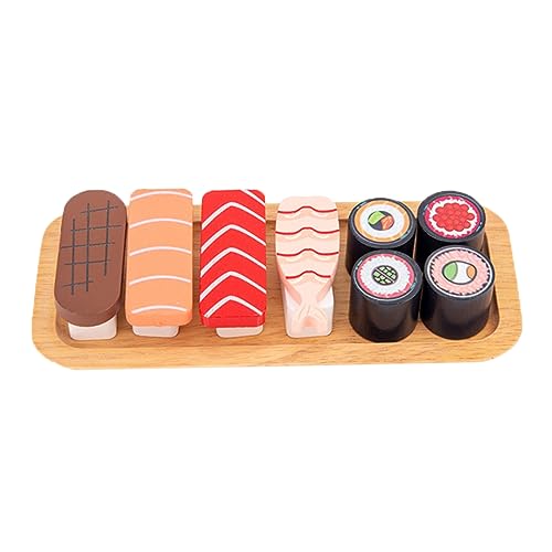 BESTonZON Pädagogisches Sushi-spielzeugset – Simulation Von Sushi- Für Babys – Hand-Augen-koordination Und Entwicklung Der Feinmotorik von BESTonZON
