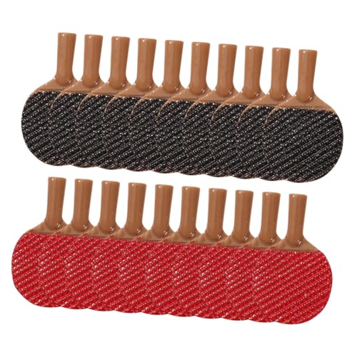 BESTonZON Puppenhaus-mini-tischtennisschläger-Set (20 Stück) – Simulation Von Pong-schlägern Als Dekoration Stirnbänder Und Schlüsselanhänger- von BESTonZON