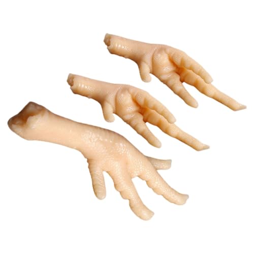 2st Simuliertes Hühnerfußmodell Künstliche Nahrung Huhn Kostüm Für Erwachsene Falsche Flügel Haifischflossen-kostümzubehör Lebensmittel-Requisiten Zur Präsentation Beige PVC BESTonZON 2st Simuliertes Hühnerfußmodell Künstliche Nahrung Huhn Kostüm Für Erwachsene Falsche Flügel Haifischflossen-kostümzubehör Lebensmittel-Requisiten Zur Präsentation Beige PVC BESTonZON von BESTonZON