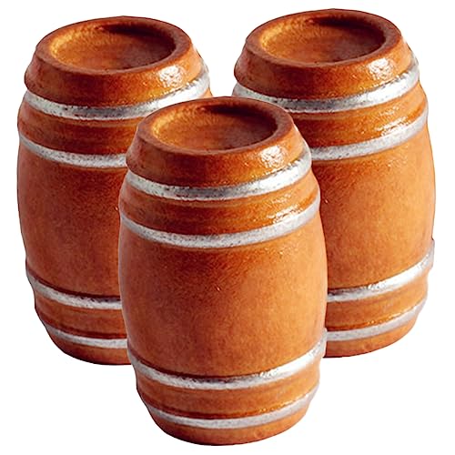 3St Mini-Eimer-Modell für kinderspielzeug holzfässer Children Toys puppenhauszubehör Trinken Wein Becher Deckel Mini- Holzfass kleines Hausbierfass Buche BESTonZON 3St Mini-Eimer-Modell für kinderspielzeug holzfässer Children Toys puppenhauszubehör Trinken Wein Becher Deckel Mini- Holzfass kleines Hausbierfass Buche BESTonZON von BESTonZON