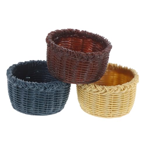 3St Mini-Korb Mikroszenenkorb Objekte Körbe Feengarten-Ornament Miniatur kühlkorb einkaufskorb Storage Baskets allzweckkorb kleines Modell Mini-Hausversorgung Harz BESTonZON 3St Mini-Korb Mikroszenenkorb Objekte Körbe Feengarten-Ornament Miniatur kühlkorb einkaufskorb Storage Baskets allzweckkorb kleines Modell Mini-Hausversorgung Harz BESTonZON von BESTonZON