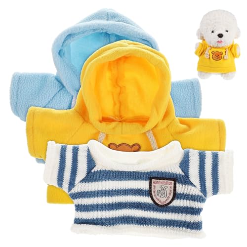 3Stücke Kleidung für Spielzeugbären Teiliges Plüschtiere Outfit mit Blauen und Gelben Pullovern für Vielseitig für Kreative Spielideen 3Stücke Kleidung für Spielzeugbären Teiliges Plüschtiere Outfit mit Blauen und Gelben Pullovern für Vielseitig für Kreative Spielideen von BESTonZON