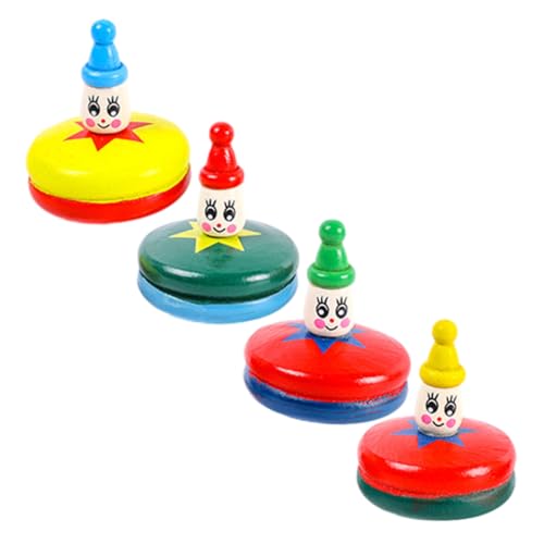 4 Stück Kleiner hölzerner Kreisel für kinderspielzeug Educational Toys Children Toys Party mitgebsel Gyroskop Kreiselspielzeug für den Tisch Holzspielzeug BESTonZON 4 Stück Kleiner hölzerner Kreisel für kinderspielzeug Educational Toys Children Toys Party mitgebsel Gyroskop Kreiselspielzeug für den Tisch Holzspielzeug BESTonZON von BESTonZON