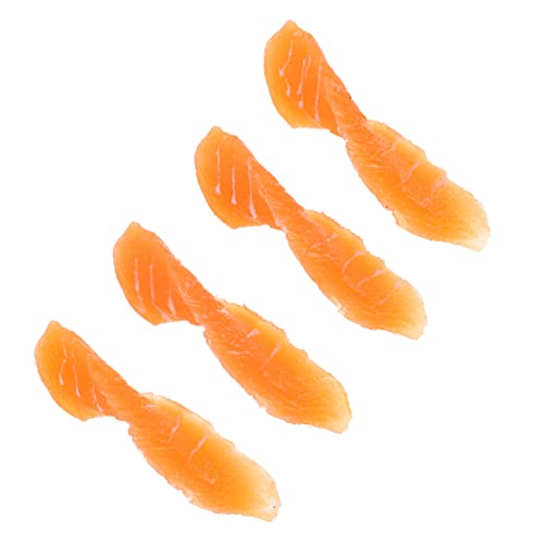 4 Stück Simulation Lachs künstliche Fische für Simulation Früchte Modell realistisches Spielfutter Fleisch Kunststoff-Spielnahrung für die Kinderküche BESTonZON 4 Stück Simulation Lachs künstliche Fische für Simulation Früchte Modell realistisches Spielfutter Fleisch Kunststoff-Spielnahrung für die Kinderküche BESTonZON von BESTonZON