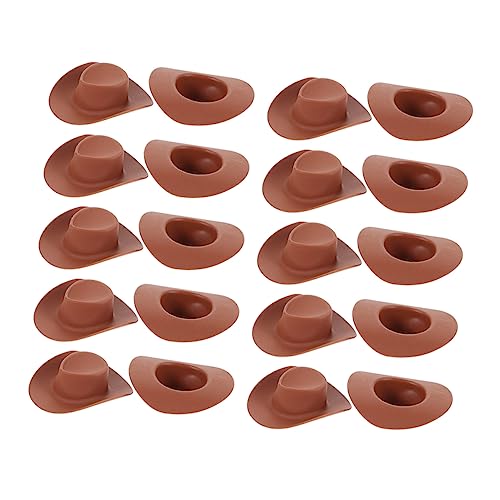 40Stücke Mini Cowboyhüte für Puppen Winzige Sombreros für DIY Dekoration Geburtstagsgeschenke und Partyzubehör für Puppen Outfits und Kreative Projekte 40Stücke Mini Cowboyhüte für Puppen Winzige Sombreros für DIY Dekoration Geburtstagsgeschenke und Partyzubehör für Puppen Outfits und Kreative Projekte von BESTonZON