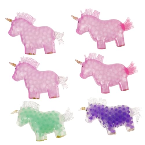 6Stücke Einhorn Quetschspielzeug TPR Stress Bälle Quetschspielzeug für Erwachsene Entspannungsspielzeug für Schule und Büro 6Stücke Einhorn Quetschspielzeug TPR Stress Bälle Quetschspielzeug für Erwachsene Entspannungsspielzeug für Schule und Büro von BESTonZON