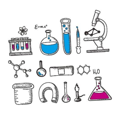 BESTonZON 1 Blatt Aufkleber Für Laborwissenschaftler Wandaufkleber Aus Vinyl Aufkleber Für Chemische Werkzeuge Für Auto Stoßstange Notebook Becher Aufkleber Für Klassenzimmer BESTonZON 1 Blatt Aufkleber Für Laborwissenschaftler Wandaufkleber Aus Vinyl Aufkleber Für Chemische Werkzeuge Für Auto Stoßstange Notebook Becher Aufkleber Für Klassenzimmer von BESTonZON