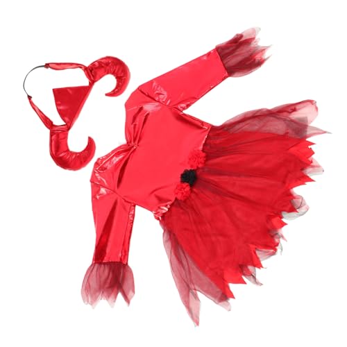 BESTonZON 1 Halloween-Kleid Halloween-Mädchenkleid Rock Halloweenkostüm beängstigend Halloween Costume Halloween Kleidung Halloween-Kinderkleid , die Kleidung vorführen Polyester rot BESTonZON 1 Halloween-Kleid Halloween-Mädchenkleid Rock Halloweenkostüm beängstigend Halloween Costume Halloween Kleidung Halloween-Kinderkleid , die Kleidung vorführen Polyester rot von BESTonZON
