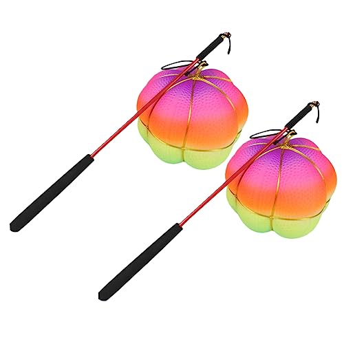 BESTonZON 1 Kürbisschleuder Pumpe Groß Hüpfbälle Für Federnd Bunter Ball Fitnessgeräte Springball Mit Stab Flummi BESTonZON 1 Kürbisschleuder Pumpe Groß Hüpfbälle Für Federnd Bunter Ball Fitnessgeräte Springball Mit Stab Flummi von BESTonZON