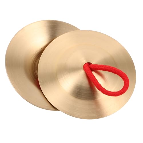 BESTonZON 1 Paar Fingerbecken Aus Bronze Verdunkelnde Helme Spurloser Handtuchhalter Fingerbecken Für Handykarton Rätsel Karton Für Elektronische Produkte Kupfer Golden von BESTonZON