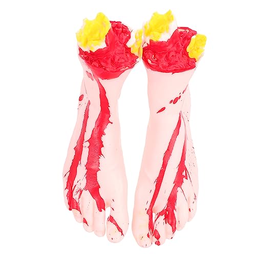 BESTonZON 1 Paar Halloween Schießdekorations Requisiten Gefälschte Halloween Dekoration Halloween Handfüße Gruselige Halloween Spukparty Dekorationen Cosplay Abgetrennte Füße BESTonZON 1 Paar Halloween Schießdekorations Requisiten Gefälschte Halloween Dekoration Halloween Handfüße Gruselige Halloween Spukparty Dekorationen Cosplay Abgetrennte Füße von BESTonZON